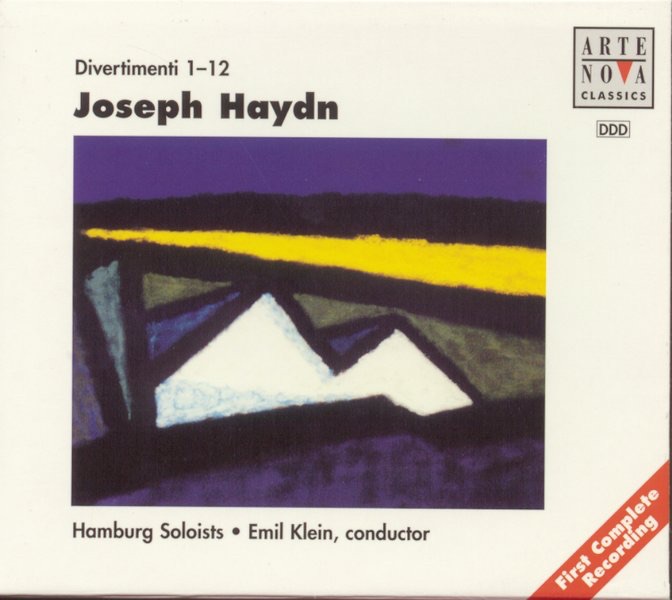 Обложка альбома «Haydn: Divertimenti Vol. 1-4» — Emil Klein & Hamburg Soloists