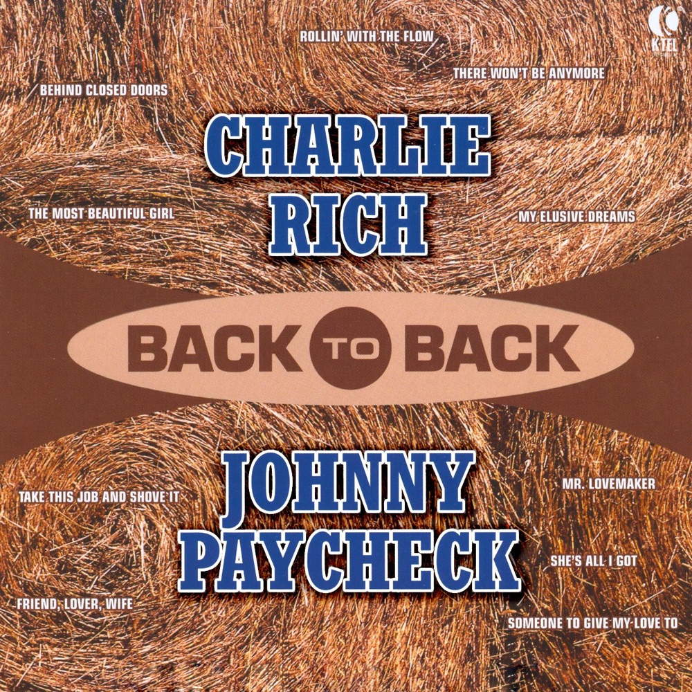 Обложка альбома «Back to Back - Charlie Rich & Johnny Paycheck» — Johnny Paycheck & Charlie Rich