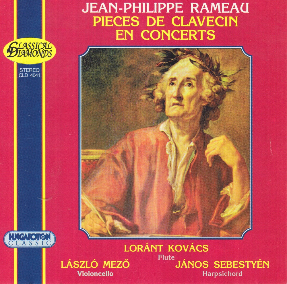 Обложка альбома «Pieces de Clavecin en Concerts» — Lóránt Kovács, László MEZÕ & János Sebestyén