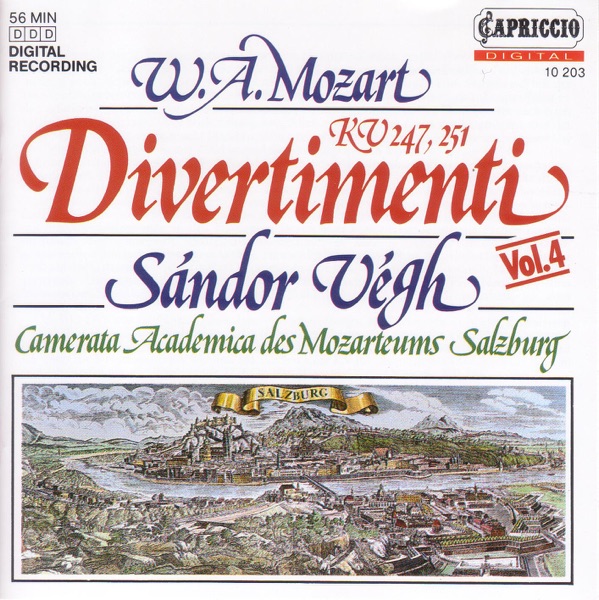 Mozart, W.A.: Divertimenti Nos. 10 and 11