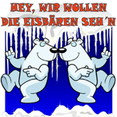 Hey, wir wollen die Eisbären seh'n