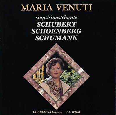 Venuti, Maria: Schubert - Schoenberg - Schumann