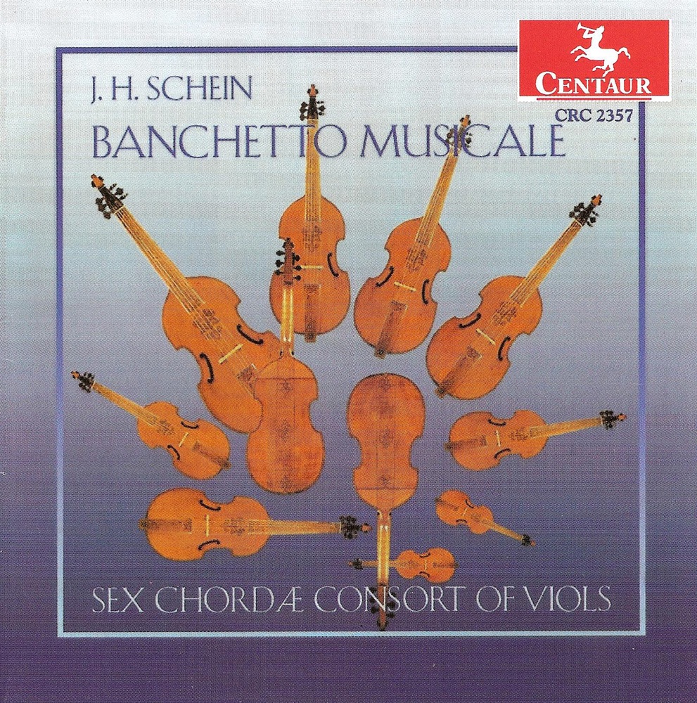 Обложка альбома «Schein, J.H.: Suites Nos. 1, 3, 6, 7, 10, 14, 15 and 16 (Sex Chordae Consort of Viols)» — 6 Chordae Consort of Viols