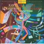 Works in different versions by the composer - La Valse - piano & orchestral versions