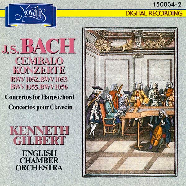Обложка альбома «Bach: Concertos for Harpsichord» — English Chamber Orchestra, Kenneth Gilbert & José-Luis Garcia