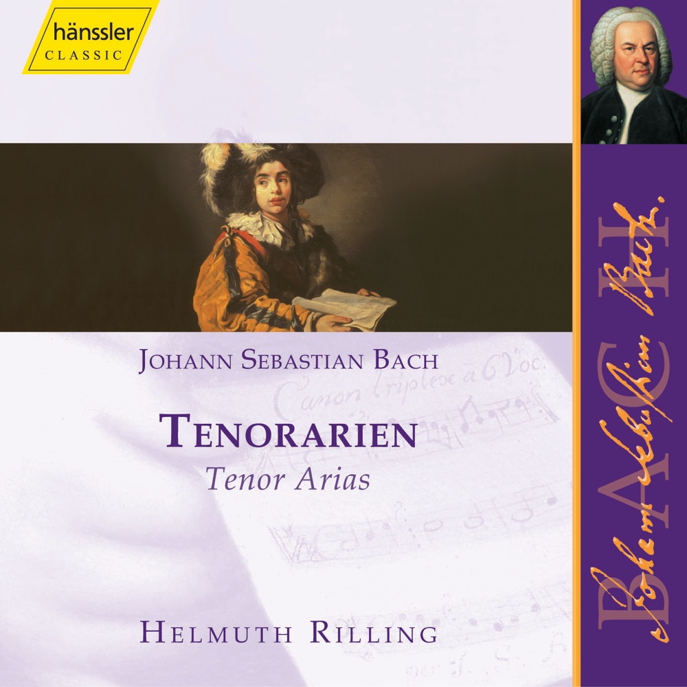 Обложка альбома «Bach, J.S.: Tenor Arias» — Gächinger Kantorei Stuttgart, Helmuth Rilling, Stuttgart Bach Collegium, Aldo Baldin, Adalbert Kraus, Peter Schreier, Lutz-Michael Harder, Kurt Equiluz, Theo Altmeyer, Philippe Huttenlocher & Frieder Lang