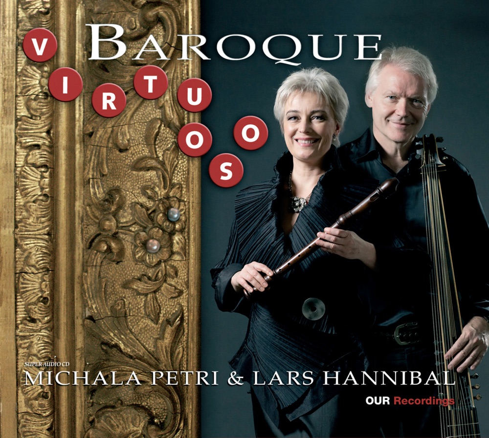 Обложка альбома «Virtuoso Baroque» — Michala Petri & Lars Hannibal