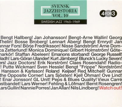 Swedish Jazz History, Vol. 10 (1965-1969) - Watch Out!