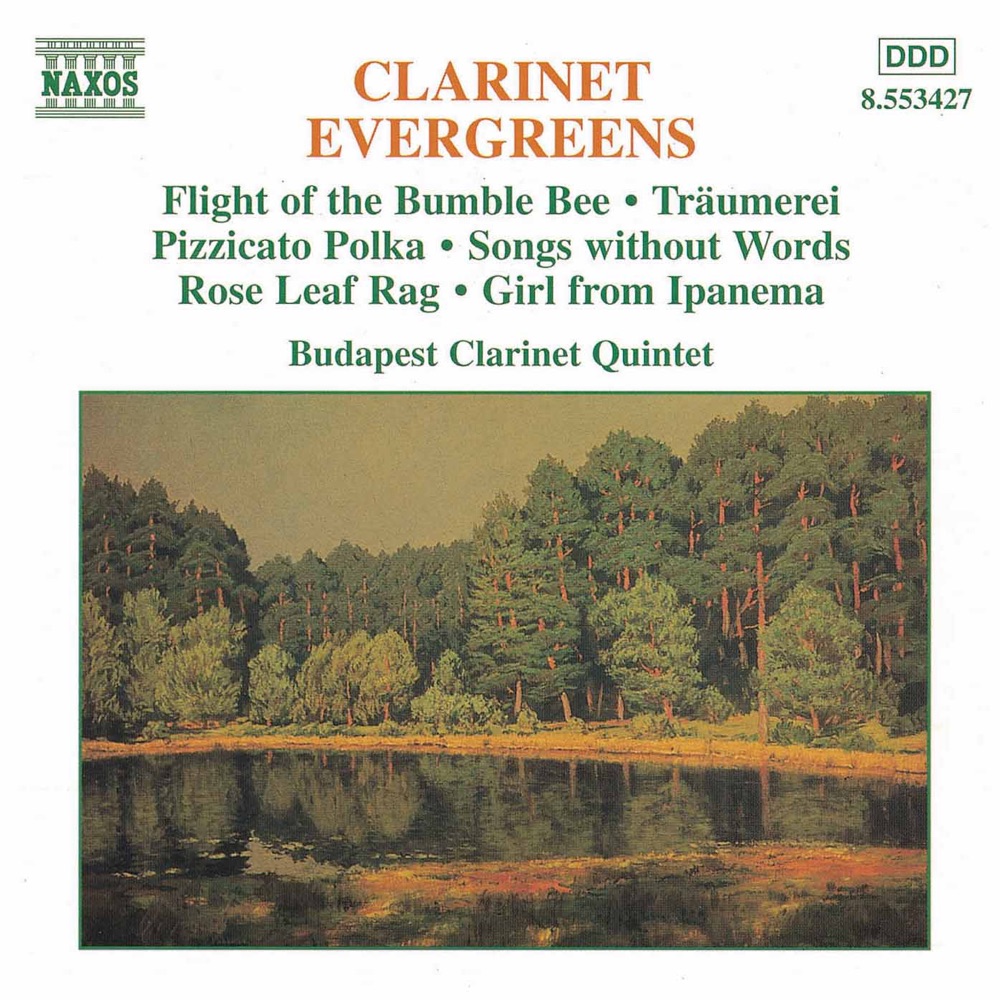 Обложка альбома «Clarinet Evergreens» — Budapest Clarinet Quintet