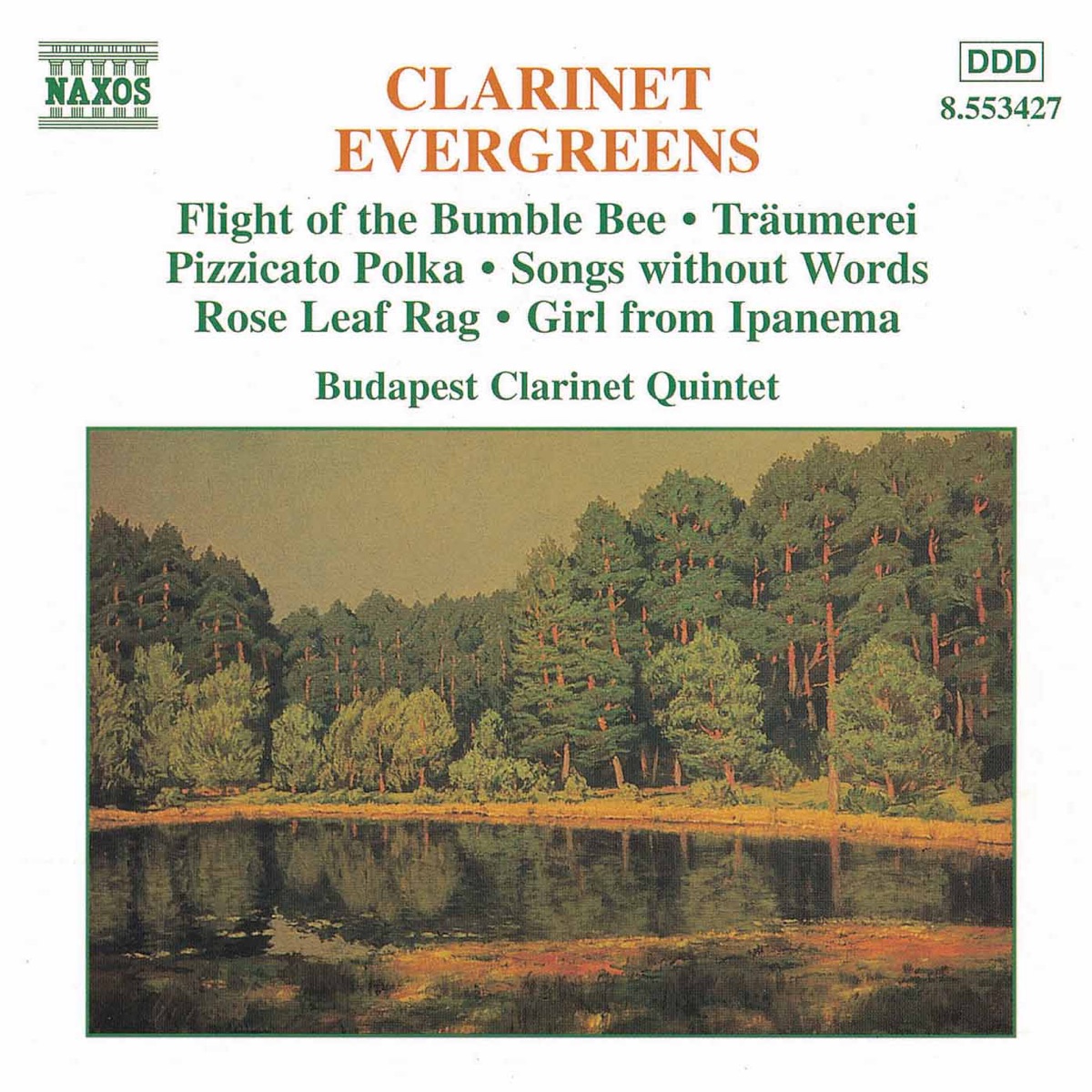Clarinet Evergreens cover art
