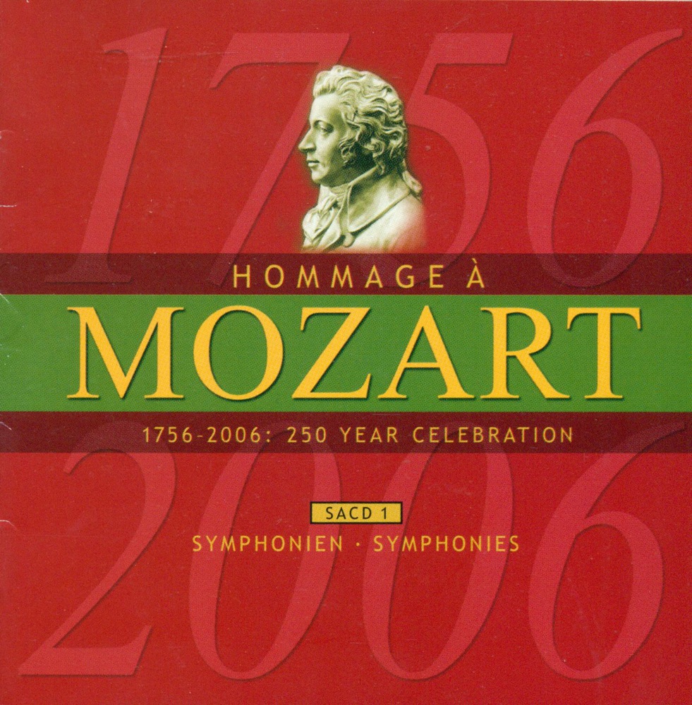 Обложка альбома «Mozart (A Homage) - 250 Year Celebration, Vol. 1 (Symphonies)» — Werner Erhardt, Concerto Köln, Cappella Coloniensis, Joshua Rifkin, Hans Graf & Mozarteum Orchestra Salzburg