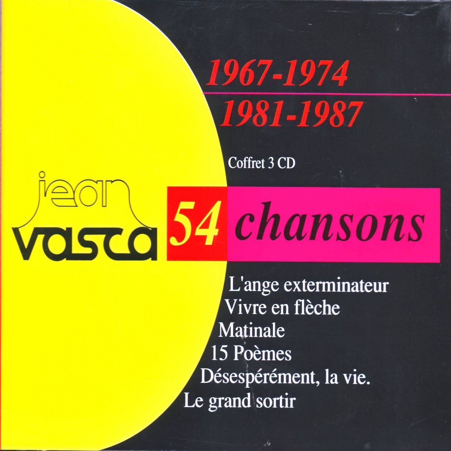 Jean Vasca - 54 Chansons (1967-1974 - 1981-1987)