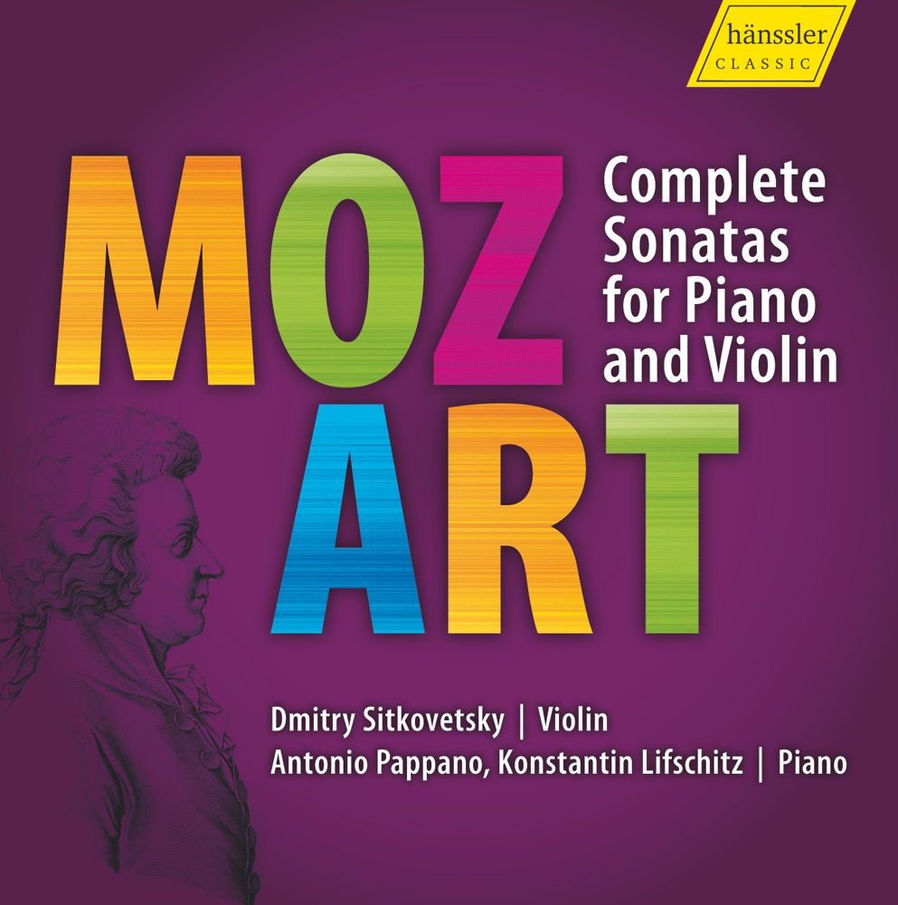 Обложка альбома «Mozart: Complete Sonatas for Piano and Violin» — Antonio Pappano, Dmitry Sitkovetsky & Konstantin Lifschitz