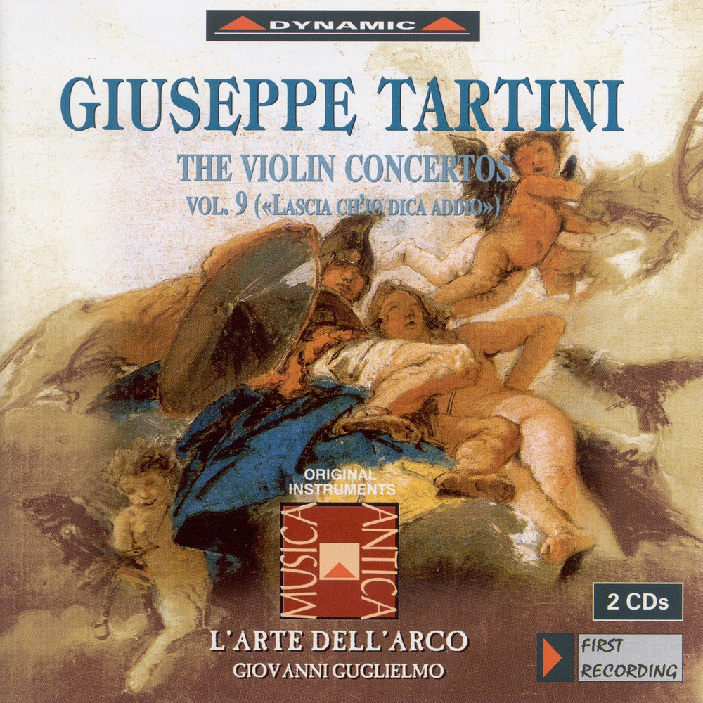 Обложка альбома «Tartini: Violin Concertos, Vol. 9  - D. 13, 42, 45, 54, 70, 109, 110, 115, 123, 125» — L' Arte dell'Arco, Federico Guglielmo, Giovanni Guglielmo & Carlo Lazari