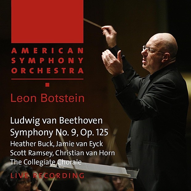Обложка альбома «Beethoven: Symphony No. 9, Op. 125» — American Symphony Orchestra, Leon Botstein, Heather Buck, Jamie Van Eyck, Scott Ramsey, Christian Van Horn & The Collegiate Chorale