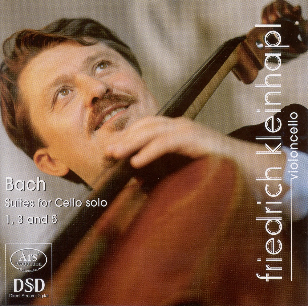 Обложка альбома «Bach, J.S: Cello Suites Nos. 1, 3 and 5» — Friedrich Kleinhapl