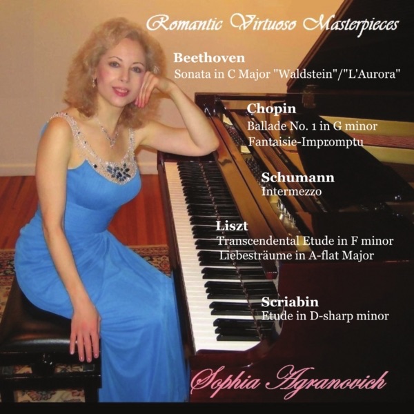 Обложка альбома «Romantic Virtuoso Masterpieces» — Sophia Agranovich