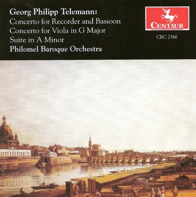 Telemann, G.P.: Double Concerto for Recorder and Bassoon, Twv 52:F1 - Viola Concerto, Twv 51:G9