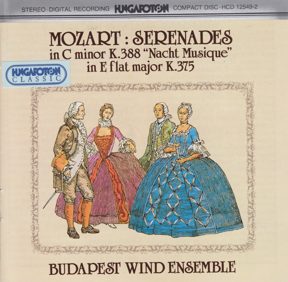 Обложка альбома «W. A. Mozart: Wind Serenades» — Budapest Wind Ensemble