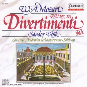 Mozart, W.A.: Divertimenti K. 205 and 287