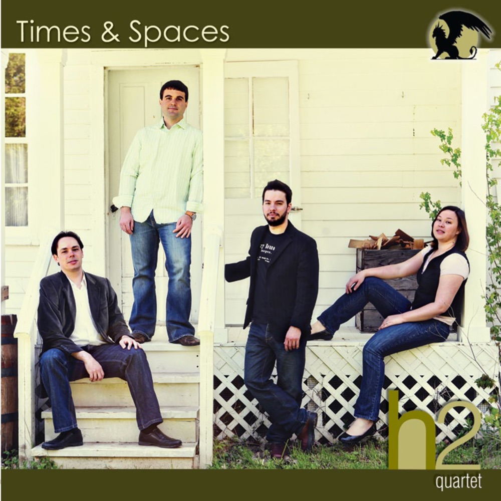 Обложка альбома «Times & Spaces» — H2 Quartet