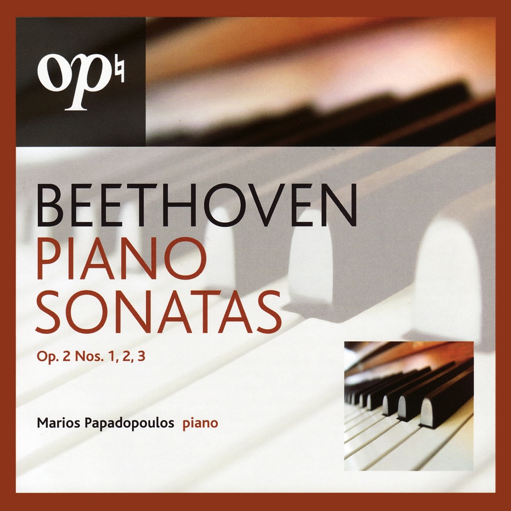 Обложка альбома «Beethoven: Piano Sonatas Op. 2, Nos. 1-3» — Marios Papadopoulos