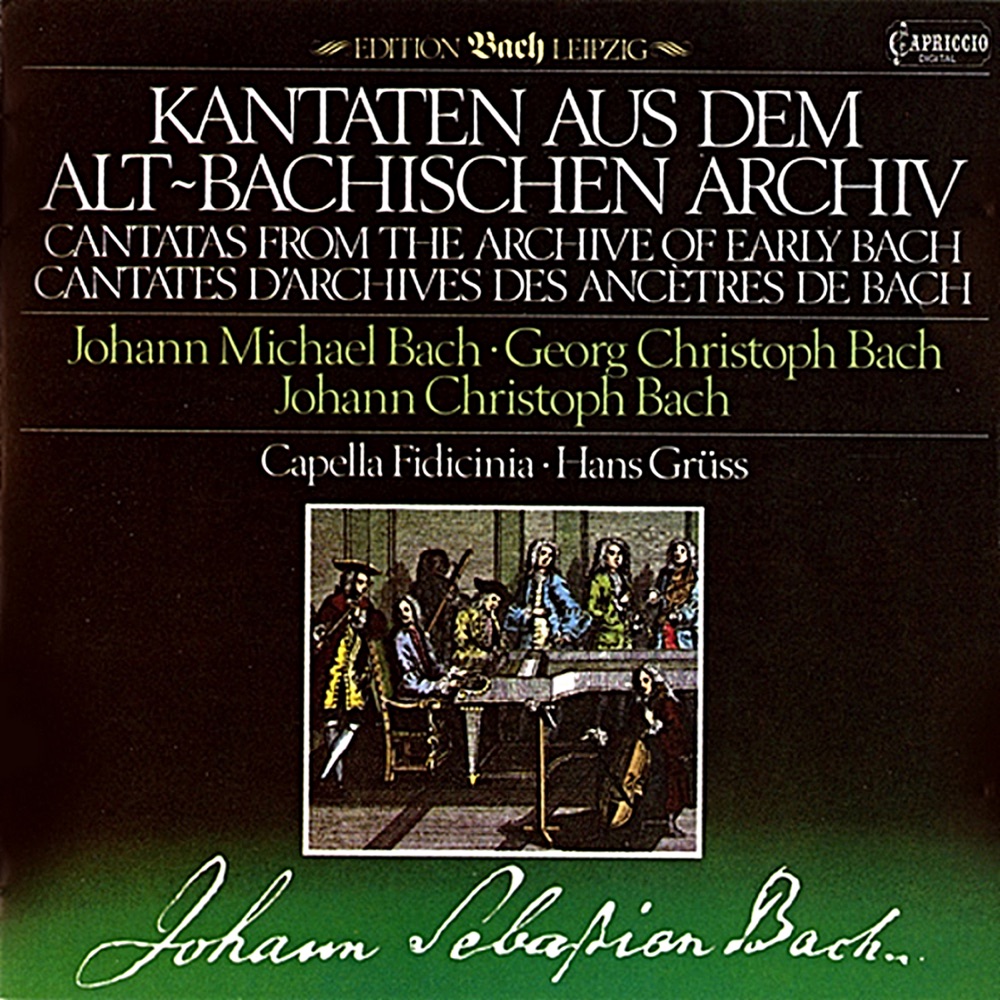Обложка альбома «Cantatas From the Archive of Early Bach» — Ekkehard Wagner, Reinhart Ginzel, Gisela Burkhardt, Hermann Christian Polster, Josephine Eichler, Cornelia Krumbiegel, Werner Marschall, Albrecht Lepetit, Wolf Reinhold, Johannes Künzel, Gunther Schmidt, Elisabeth Wilke, Hans Gruss & Leipzig Capella Fidicinia