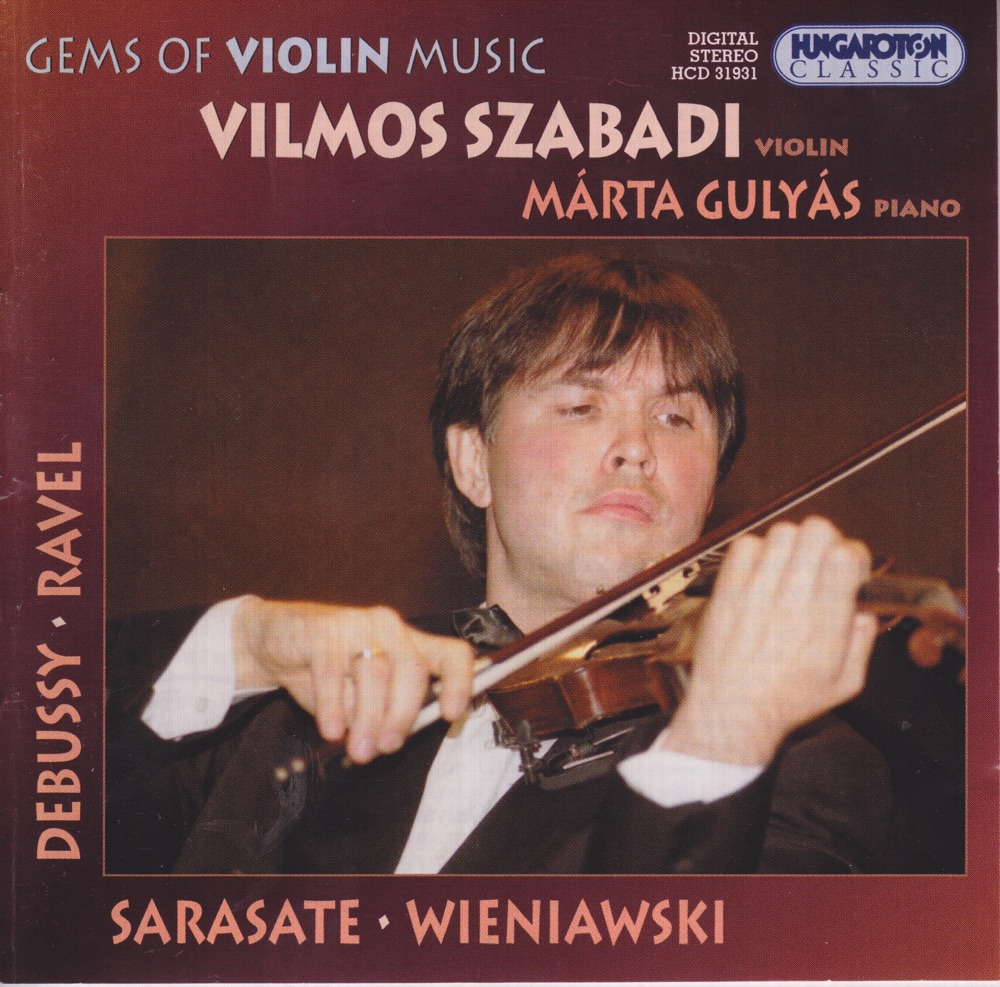 Обложка альбома «Gems of Violin Music» — Vilmos Szabadi & Márta Gulyás