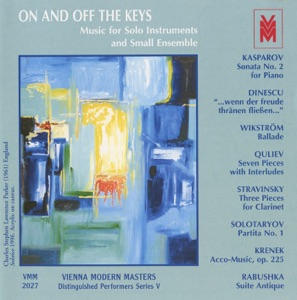 Distinguished Performers, Series 5: On and Off the Keys (Music for Solo Instruments and Solo Ensemble)