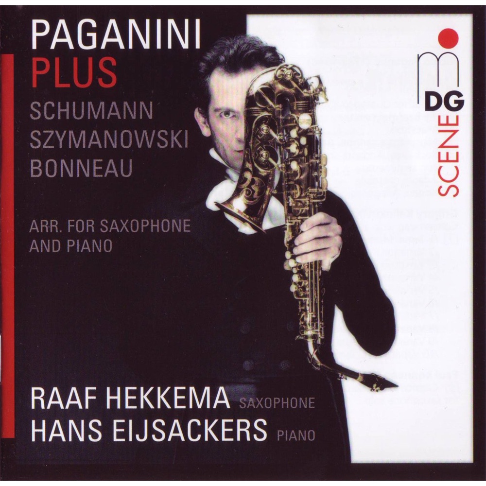 Обложка альбома «Paganini Plus. Schumann-Szymanowski-Bonneau» — Raaf Hekkeman & Hans Eijsackers