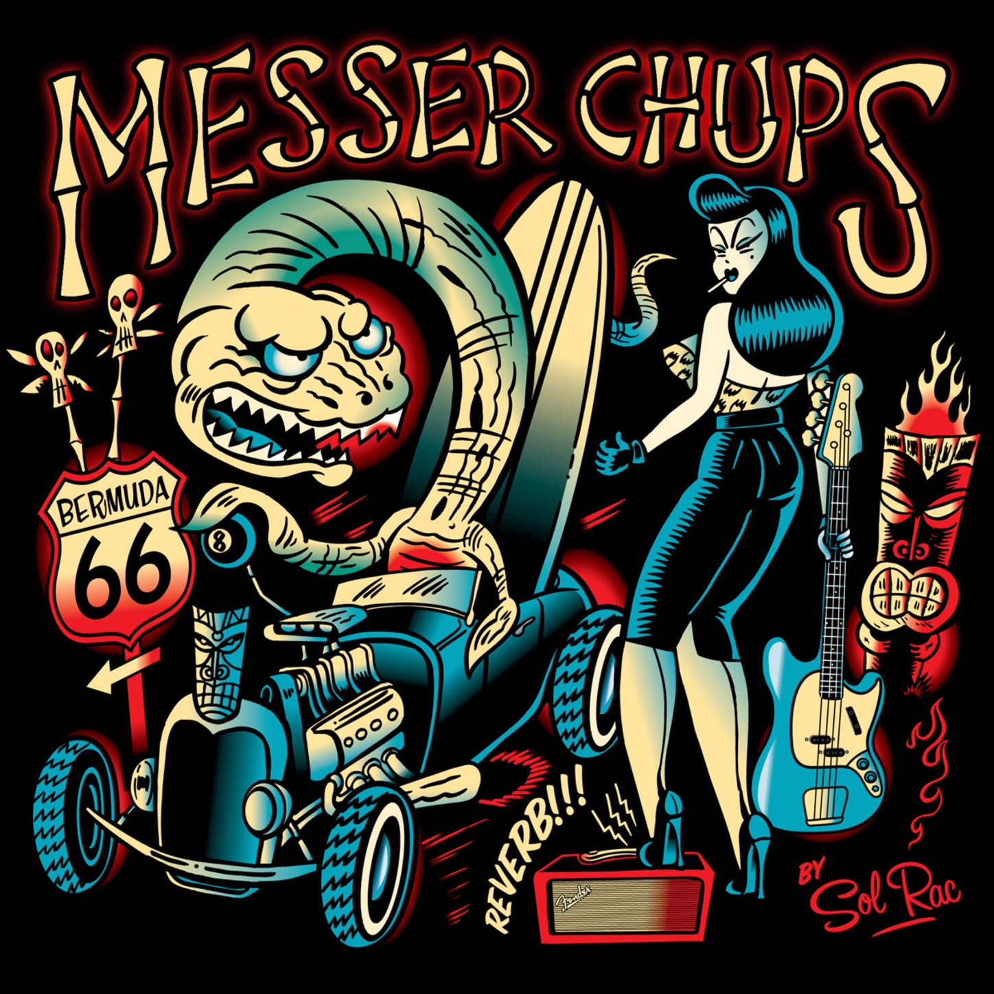 Bermuda 66 by Messer Chups album cover