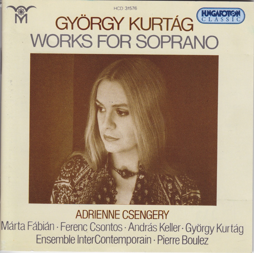 Обложка альбома «Works for Soprano» — Adrienne Csengery