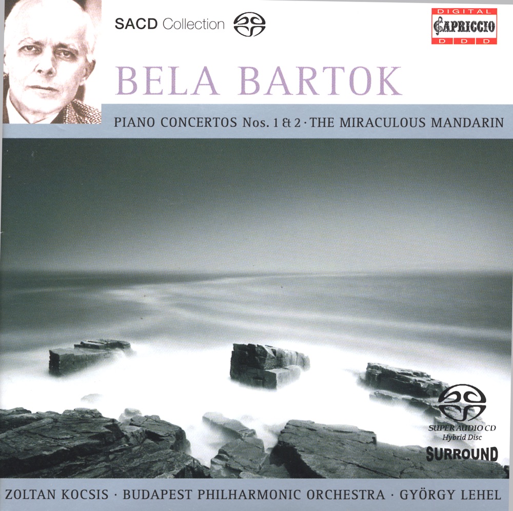 Обложка альбома «Bartók: Piano Concertos Nos. 1 and 2 & The Miraculous Mandarin Suite» — Zoltán Kocsis, Gyorgy Lehel & Budapest Philharmonic Orchestra