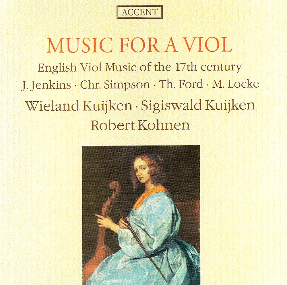Обложка альбома «Simpson: Divisions On a Ground - Locke: Duos Nos. 3 and 4 - Ford: Musicke of Sundrie Kindes - Jenkins: Fantasia for Violin and Viola» — Sigiswald Kuijken, Wieland Kuijken & Robert Kohnen