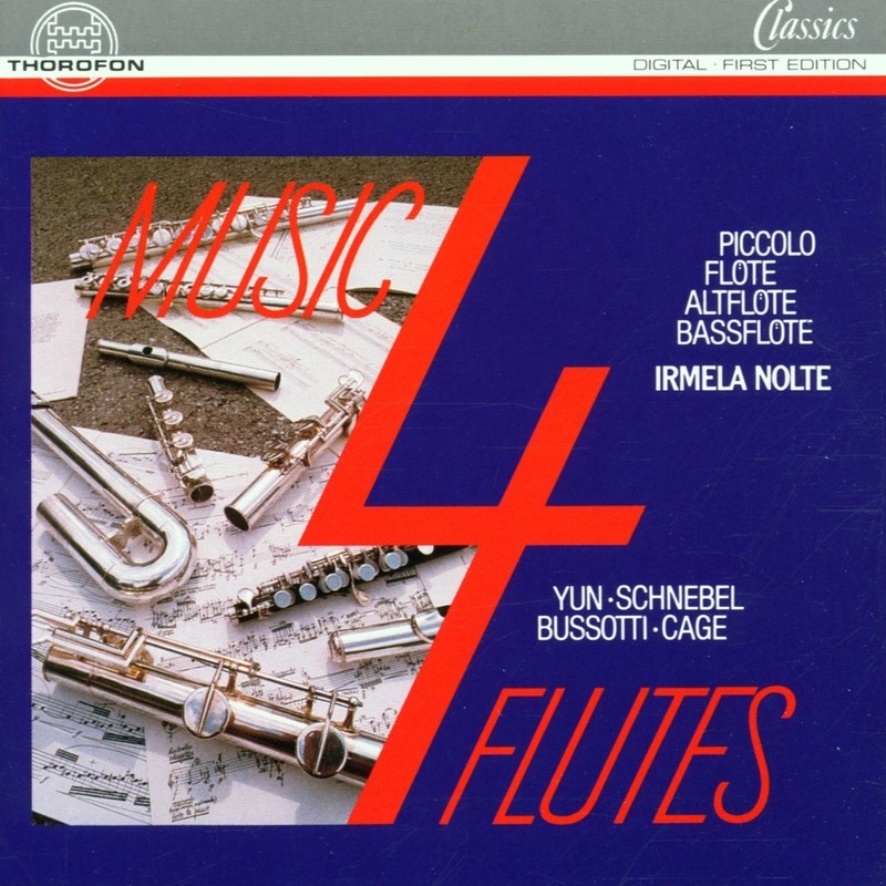 Обложка альбома «Music 4 Flutes» — Irmela Nolte