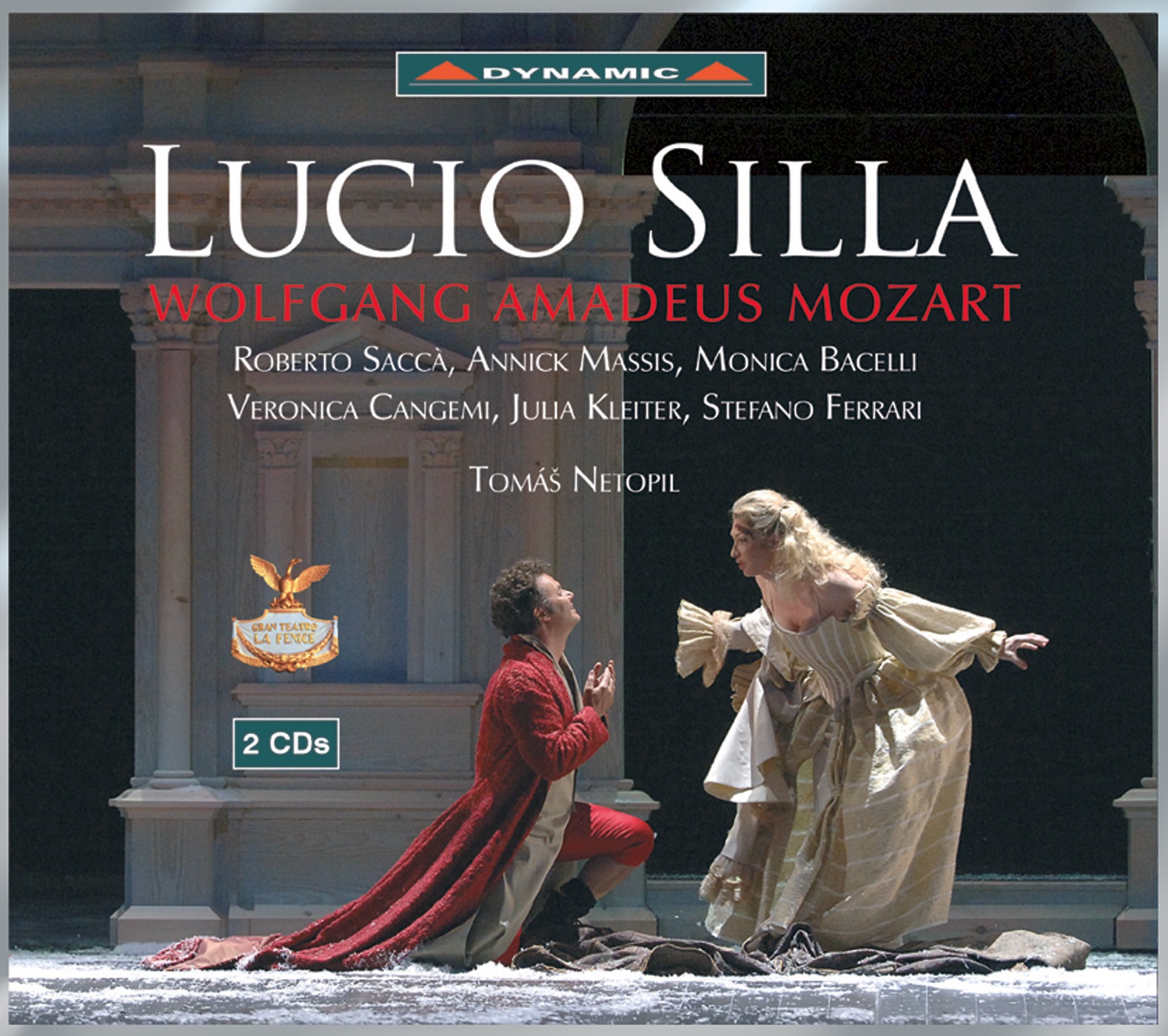 Mozart: Lucio Silla (Teatro la Fenice, 2006) by Roberto Sacca, Teatro La Fenice Orchestra & Tomáš Netopil album cover