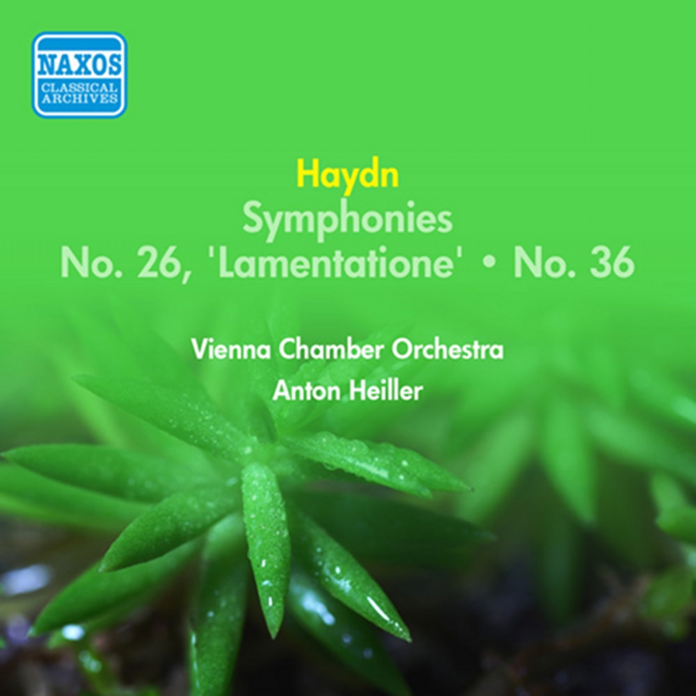 Обложка альбома «Haydn, J.: Symphonies Nos. 26, "Lamentatione" and 36 (Heiller) (1955)» — Vienna Chamber Orchestra & Anton Heiller