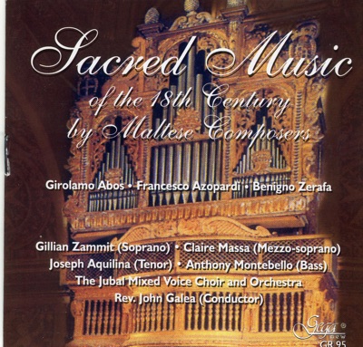 Sacred Music of the 18th c. Maltese Composers