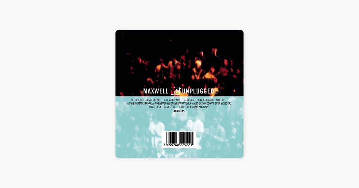 Maxwell Mtv Unplugged - マックスウェルのアルバム - Apple Music
