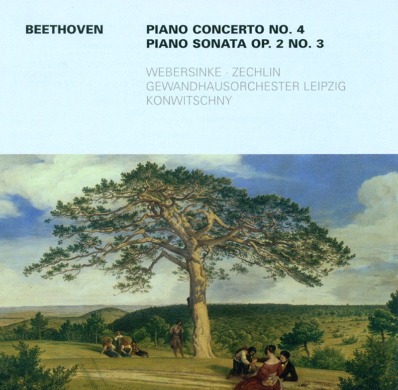 Обложка альбома «Beethoven: Piano Concerto No. 4 & Piano Sonata No. 3» — Amadeus Webersinke, Gewandhausorchester Leipzig & Franz Konwitschny