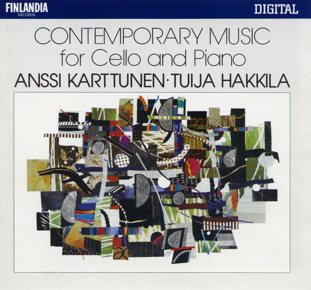 Обложка альбома «Contemporary Music for Cello and Piano» — Tuija Hakkila & Anssi Karttunen