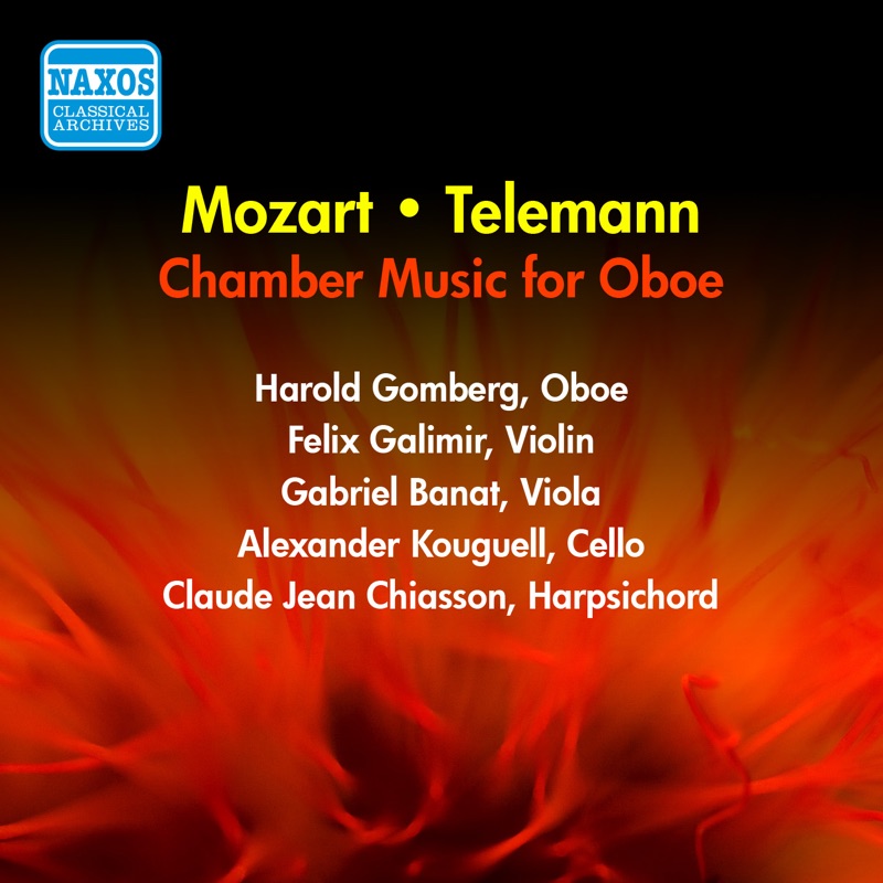 Mozart, W.A.: Oboe Quartet in F Major - Telemann, G.F.: Oboe Sonata in C Minor - Partita No. 5 in E Minor (Gomberg) (1954)