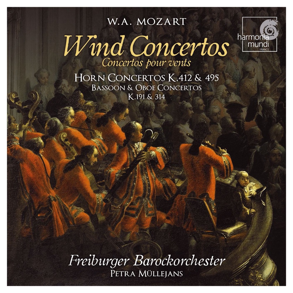 Обложка альбома «Mozart: Wind Concertos» — Freiburger Barockorchester & Petra Müllejans