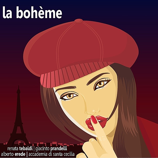 Обложка альбома «Puccini: la Bohème» — Renata Tebaldi, Giacinto Prandelli, Orchestra and Chorus of the Accademia Di Santa Cecilia, Rome & Alberto Erede