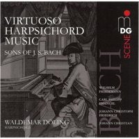 Virtuoso Harpsichord Music (Sons of J. S. Bach) - Waldemar Döling
