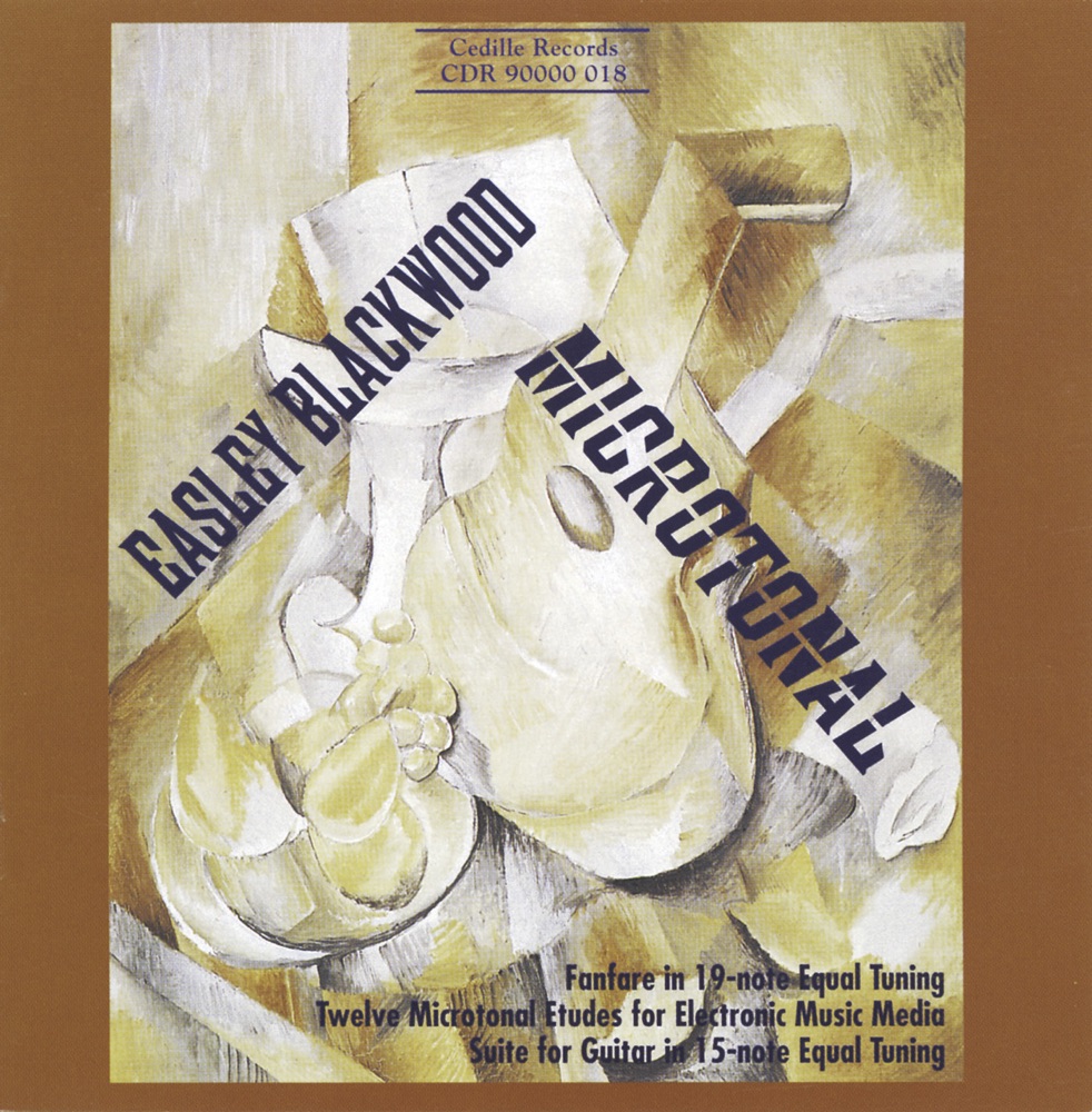 Обложка альбома «Blackwood: Microtonal Compositions» — Easley Blackwood & Jeffrey Kust