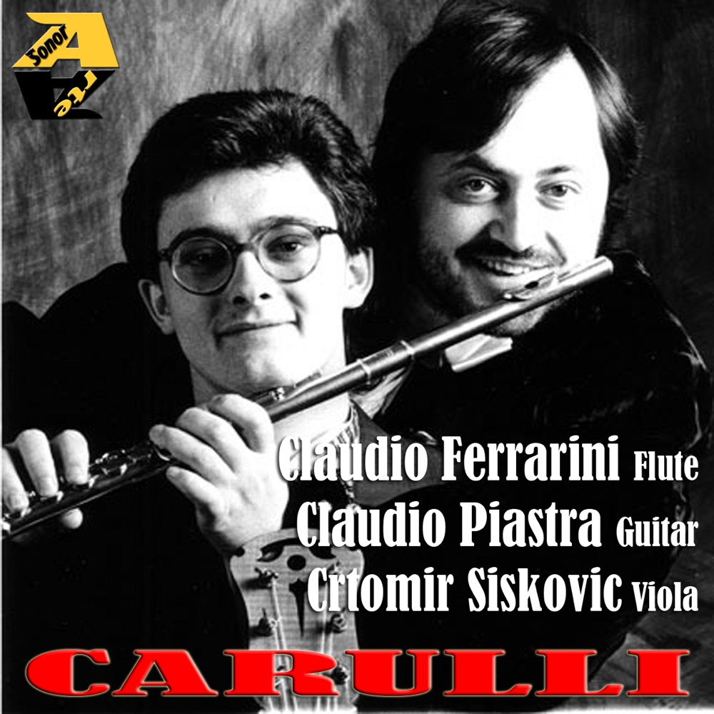 Обложка альбома «Ferdinando Carulli: Three Trios for Flute, Guitar and Viola,  Op. 103» — Claudio Ferrarini, Claudio Piastra & Crtomir Siskovic