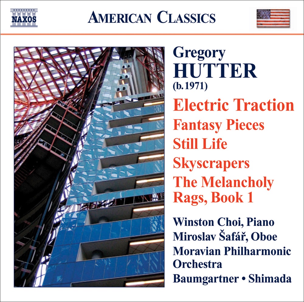 Обложка альбома «Hutter: Orchestral and Solo Piano Works» — Andreas Herm Baumgartner, Moravian Philharmonic Orchestra, Winston Choi, Miroslav Safar & Toshiyuki Shimada