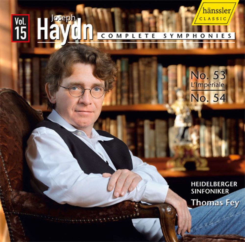 Обложка альбома «Haydn: Symphonies, Nos. 53-54» — Thomas Fey & Heidelberg Symphony Orchestra