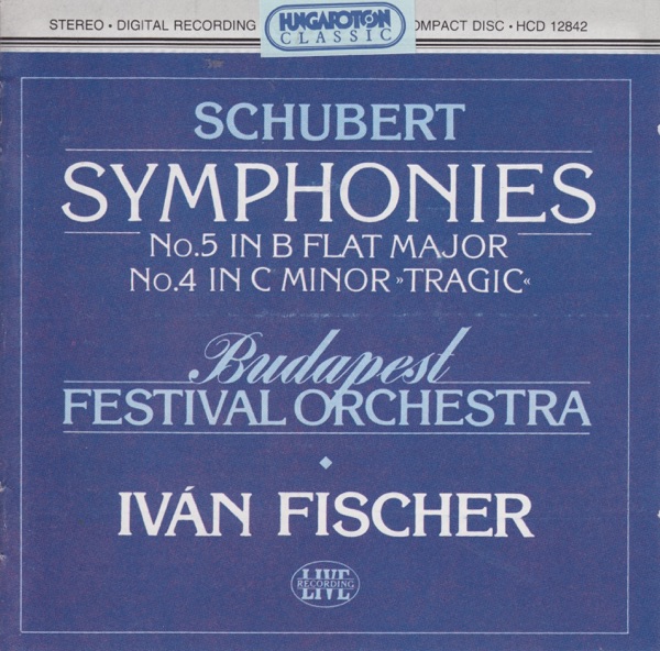 F. Schubert: Symphonies No. 5 and 4